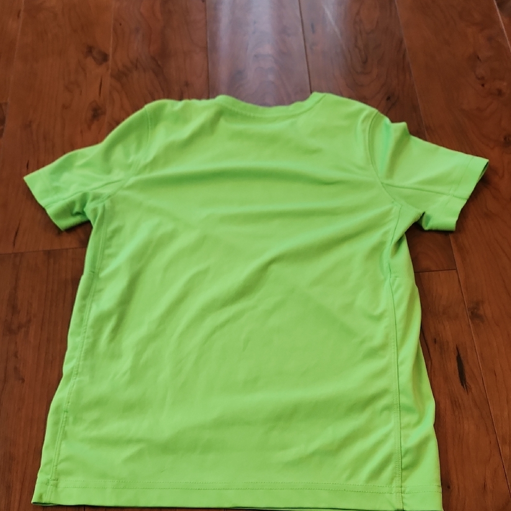 Nike Kids' Neon Green and Black Dri-Fit Tees - Picture 4 of 9